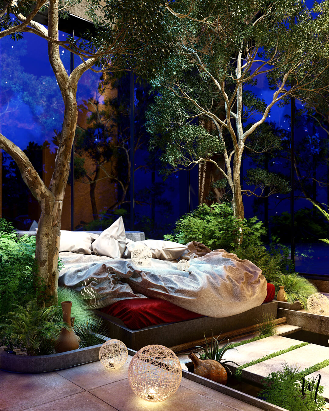 Nature Room, Los Angeles, California by|Visualization